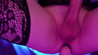 Big Dick Femboy Dildo Roulette Cumshot